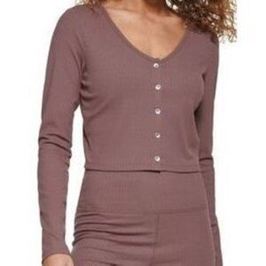 Calvin Klein Performance Slim Fit Cardigan - Terre Size L